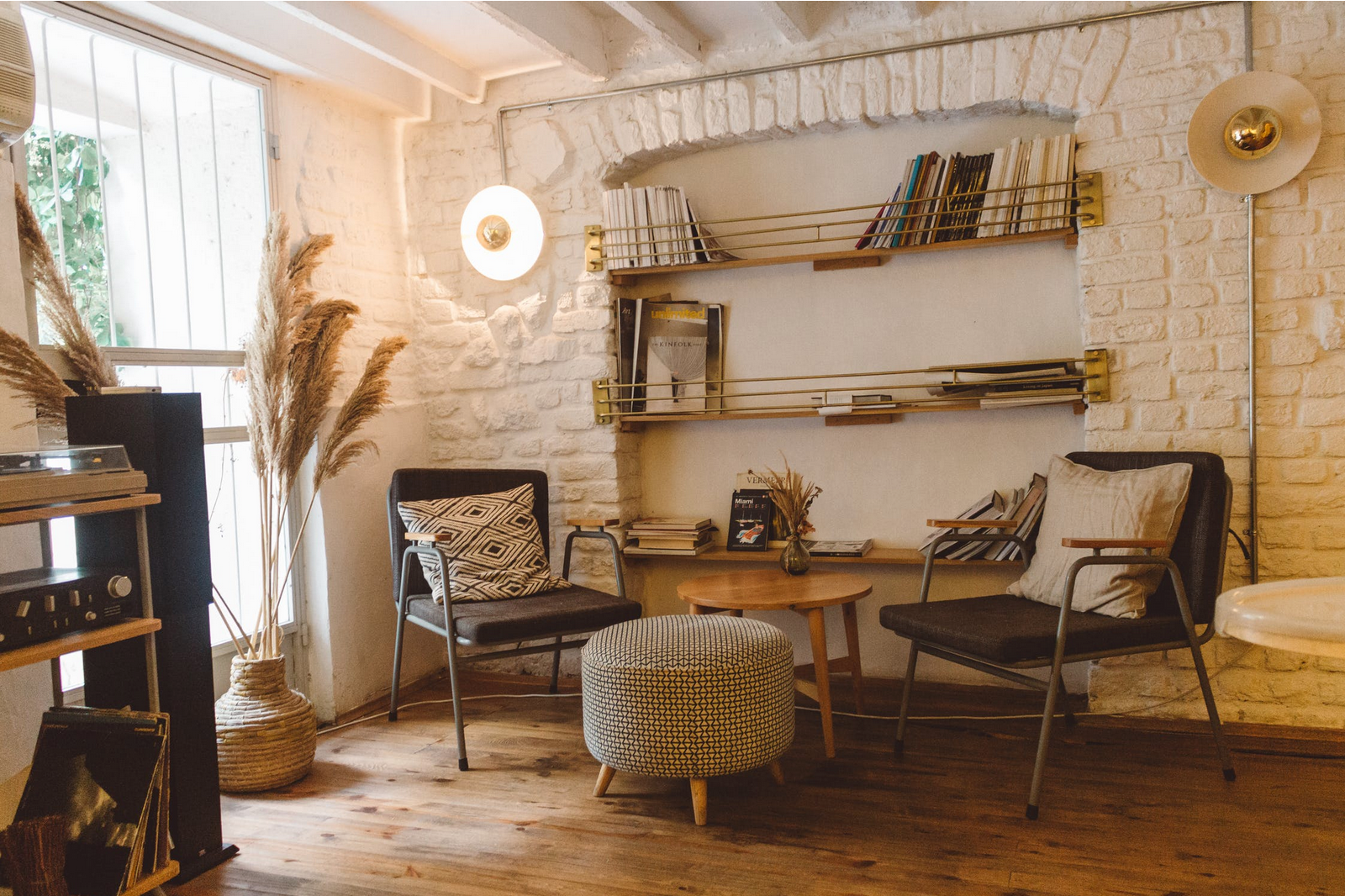 living room shelves