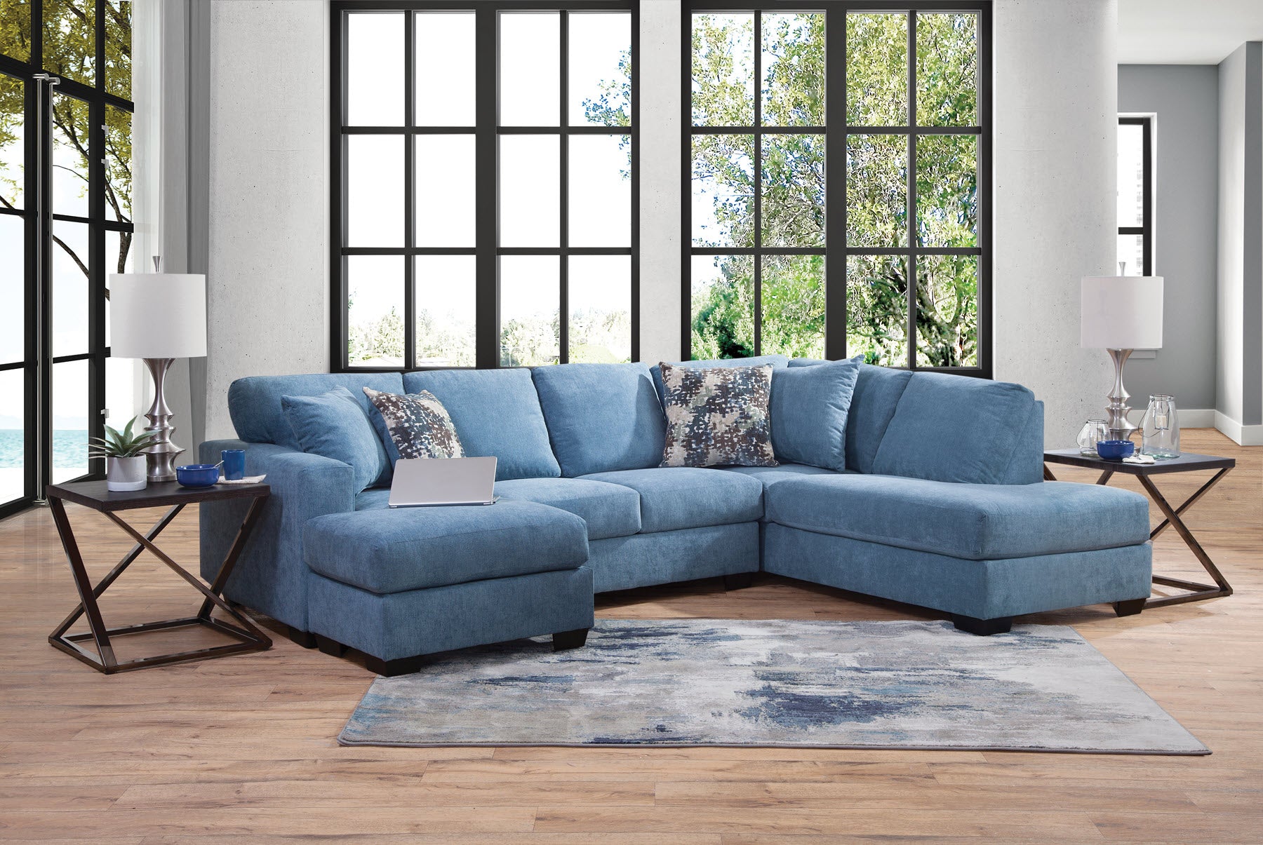 Bluebell chaise sofa discount