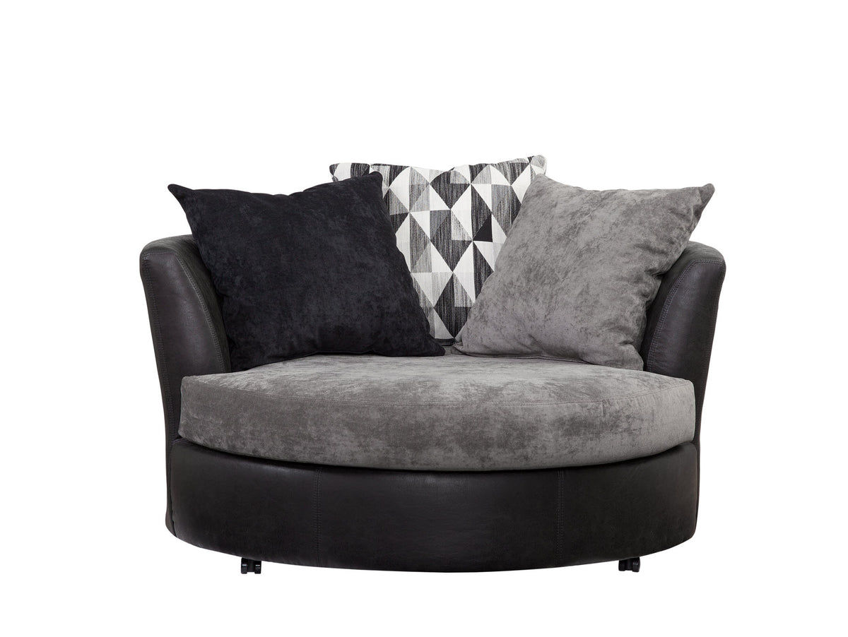 A317V19 Barrel Chair - Black