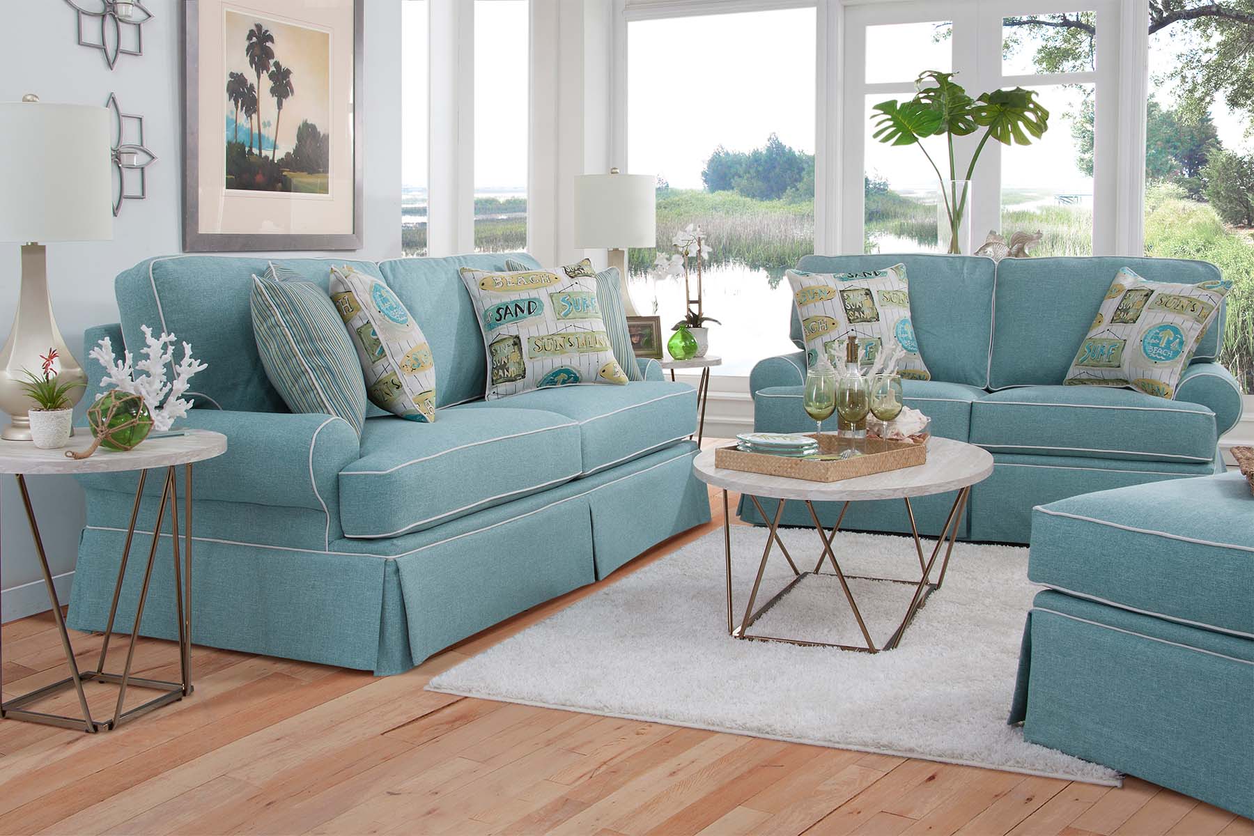 S275A Sofa and Loveseat Set Woodhaven Furniture