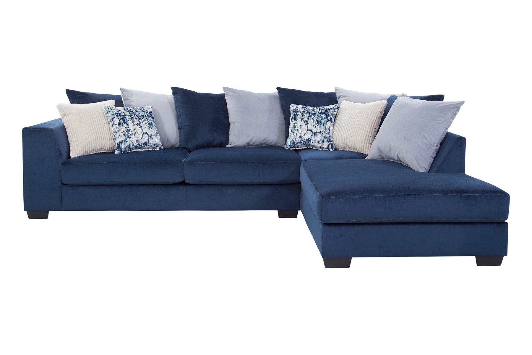 A317V8 2-Piece Sectional Couch Blue Woodhaven Furniture