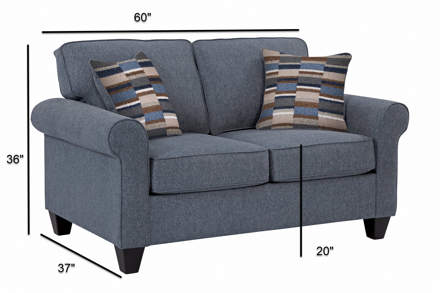 A330V22 Loveseat - Blue