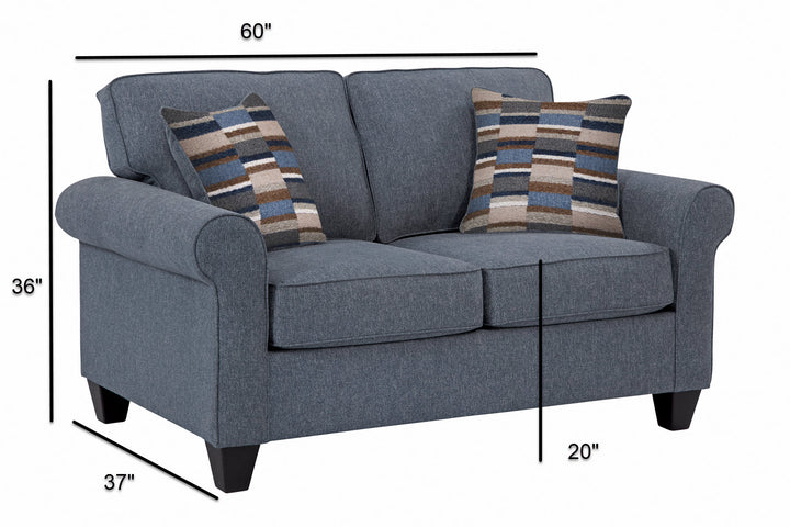 A330V22 Loveseat - Blue
