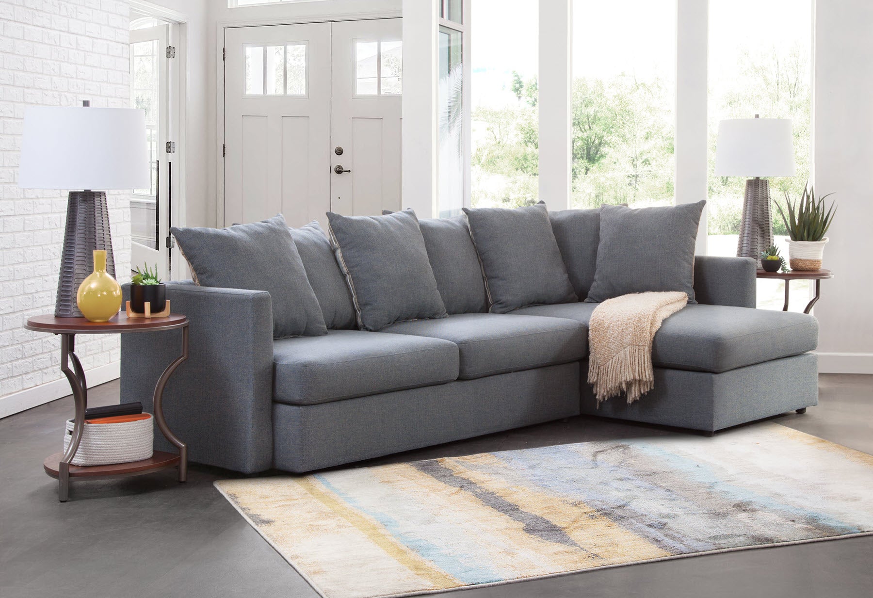A298V23 2-Piece Sectional - Blue