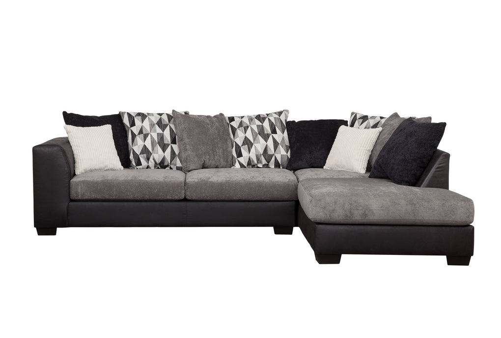 A317V19 2 Piece Sectional Black
