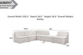 A360V7 7-Piece Modular Sectional Second Configuration