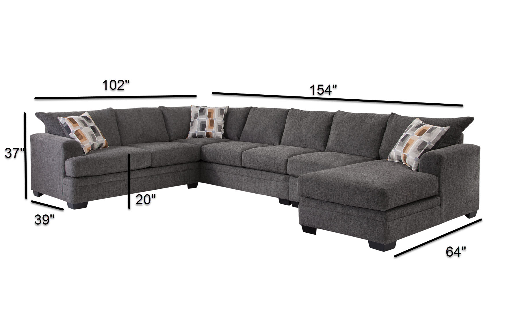 A39V2 4-Piece Sectional