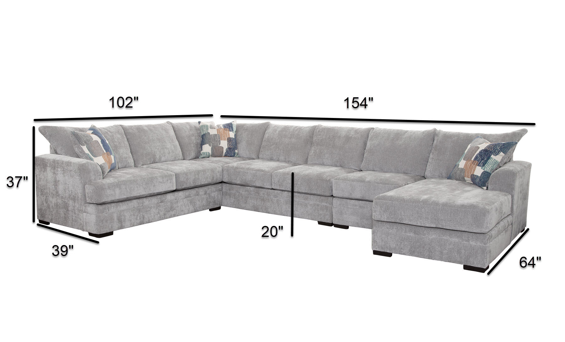 A39V3 4-Piece Sectional