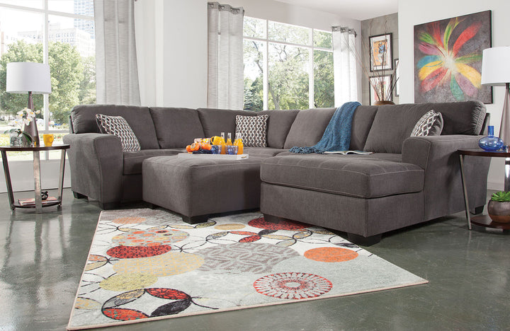 A101V5 Cocktail Ottoman- Charcoal Grey