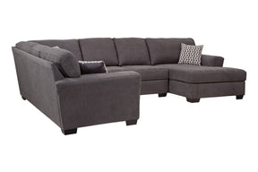 A101V5 3-Piece Sectional- Charcoal Grey