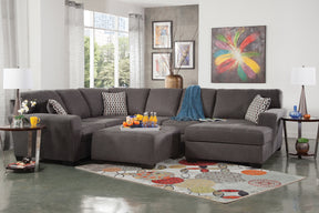 A101V5 3-Piece Sectional- Charcoal Grey
