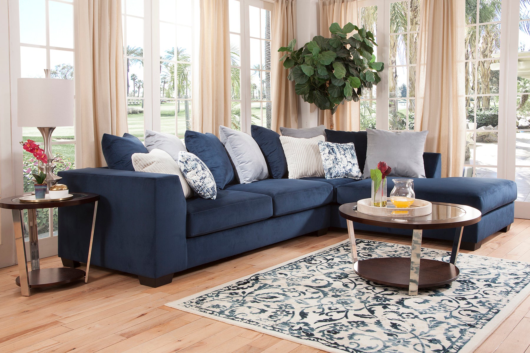 A317V8 Sectional and Chair Set