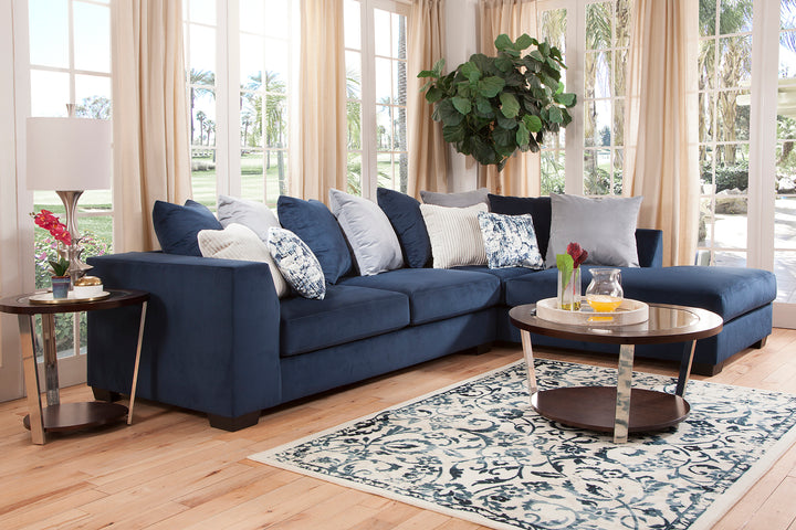 A317V8 2-Piece Sectional - Blue