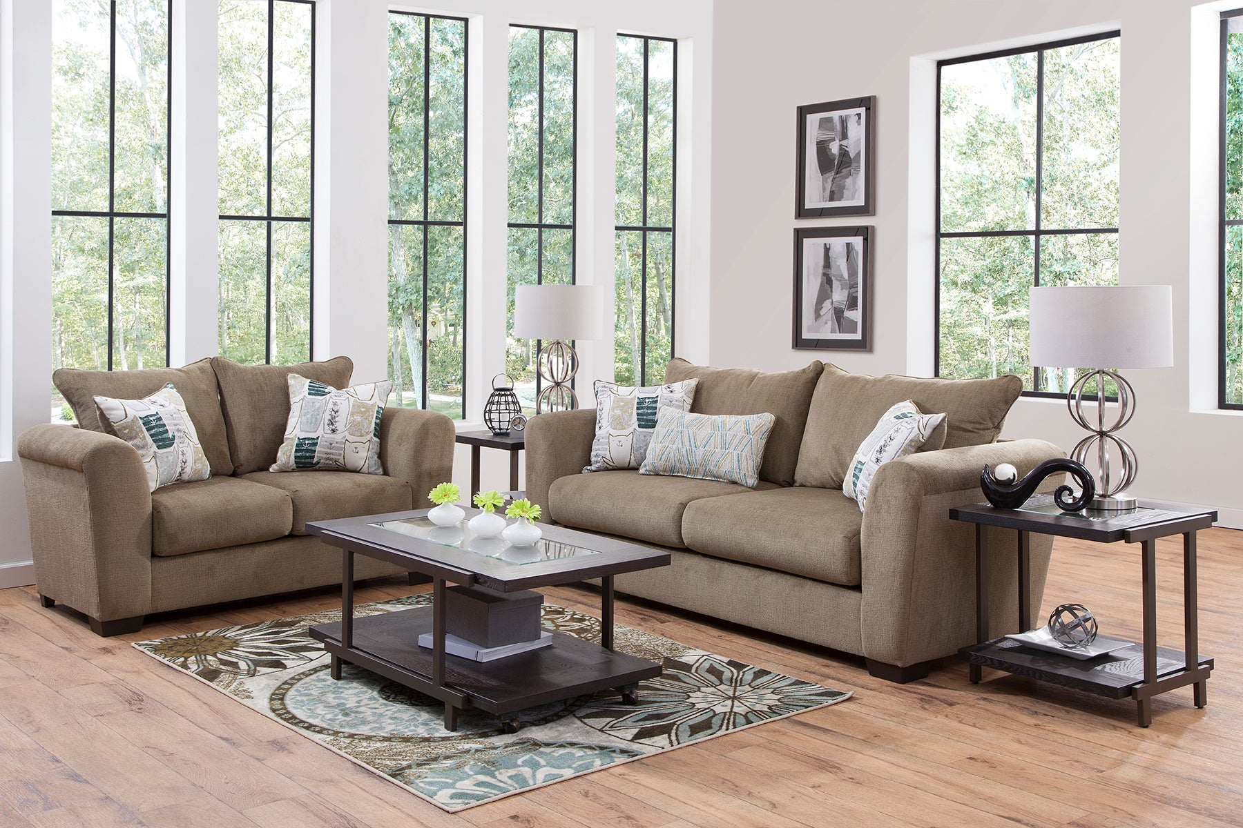 A89V2 Sofa and Loveseat Set