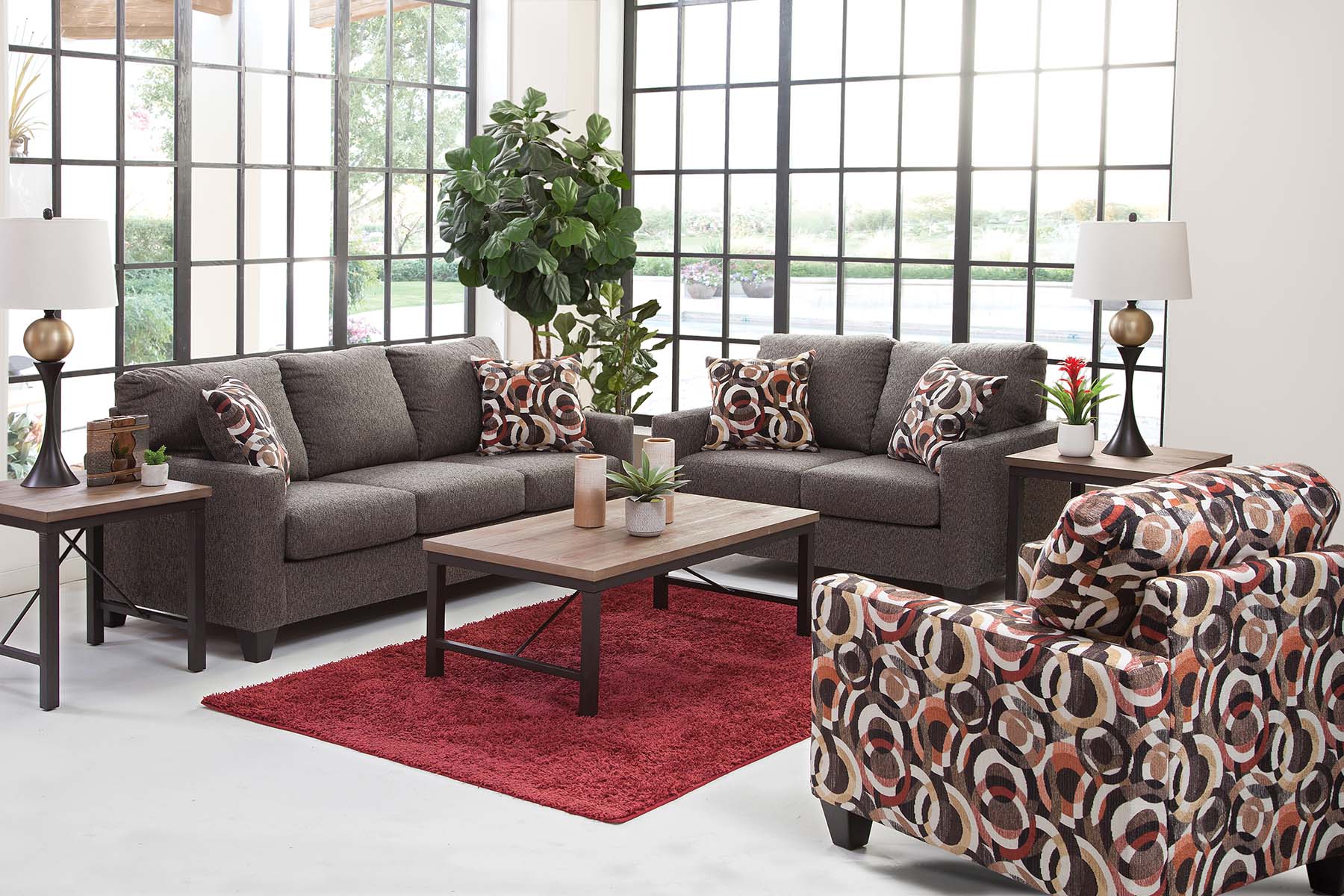 A329B Sofa and Loveseat Set