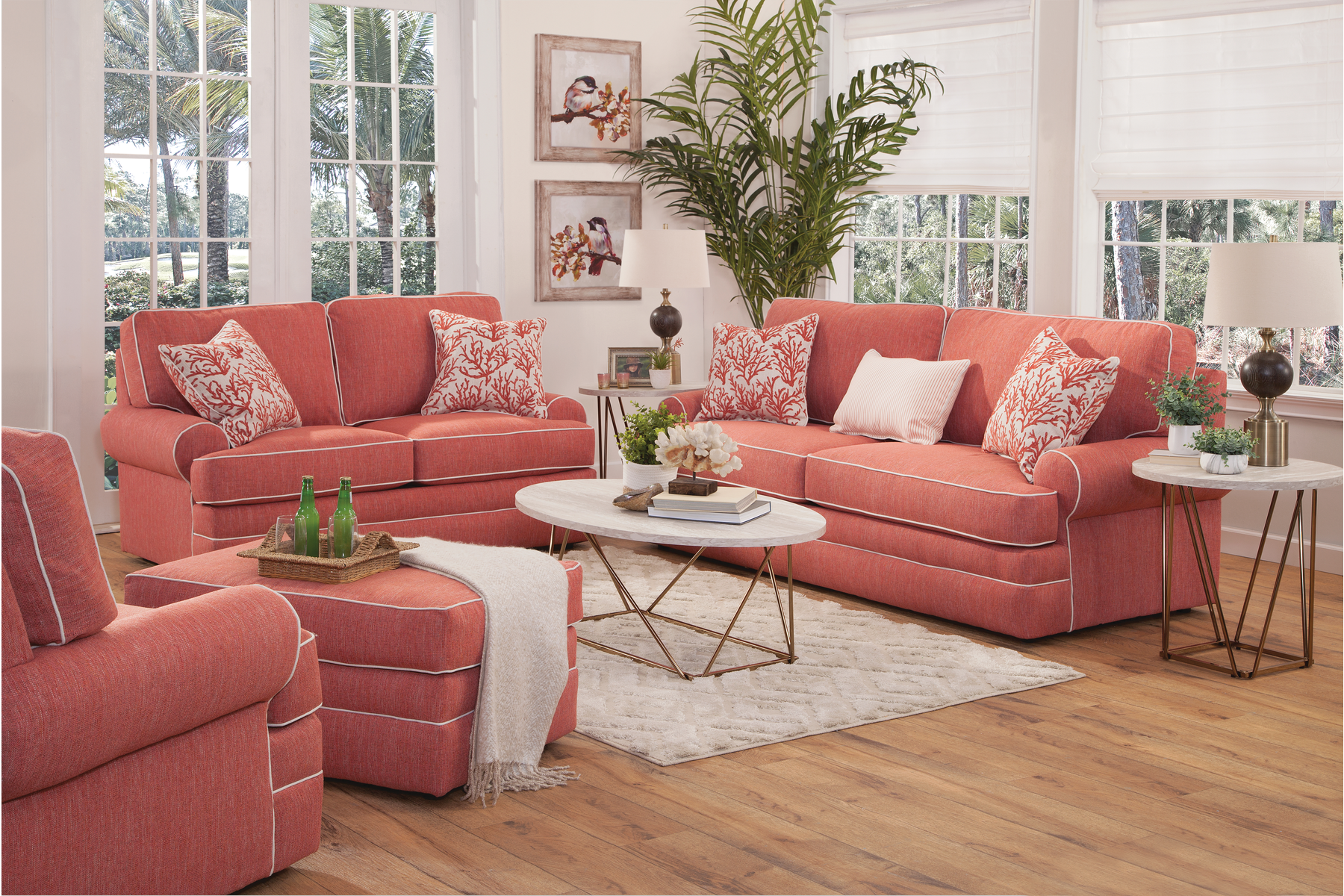 S260C Loveseat - Blush