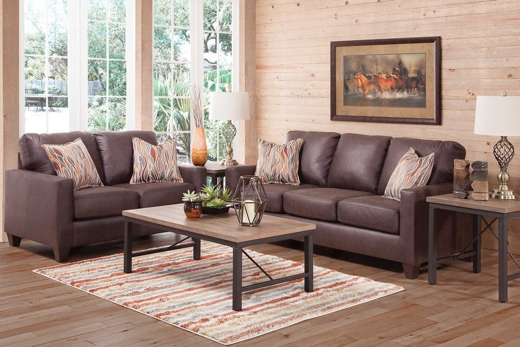 A7V2 Sofa and Loveseat Set | Woodhaven Furniture
