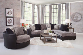 A317 2-Piece Sectional - Black