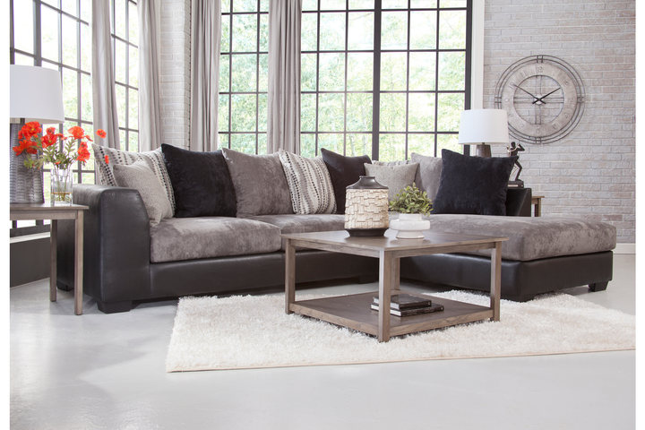 A317 2-Piece Sectional - Black