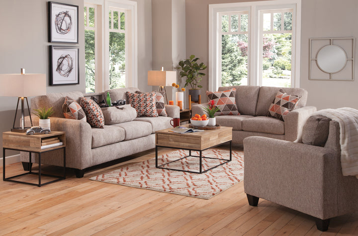 S347V1 Sofa - Salt and pepper