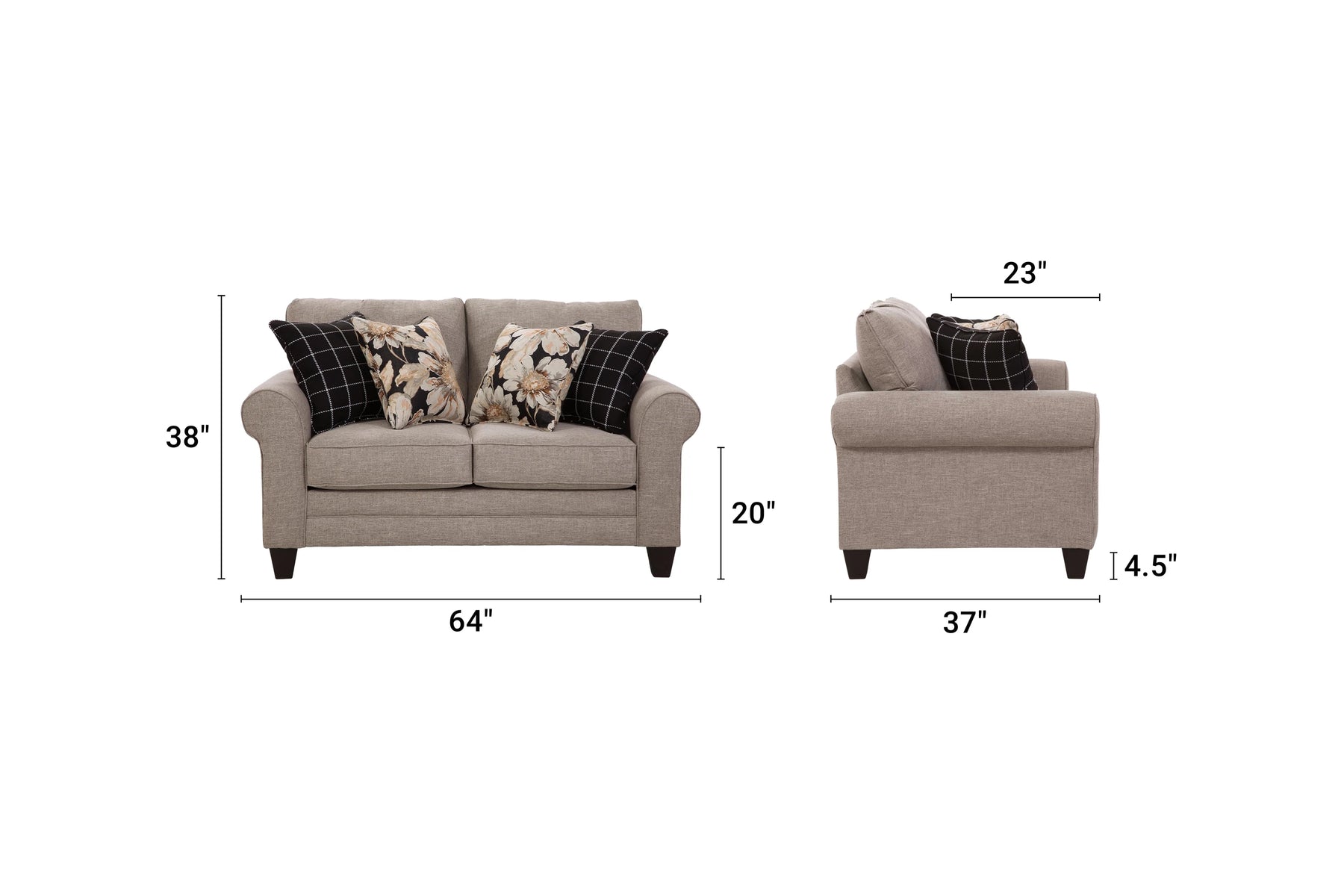 S173 Sofa and Loveseat Set