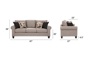 S173 Sofa and Loveseat Set