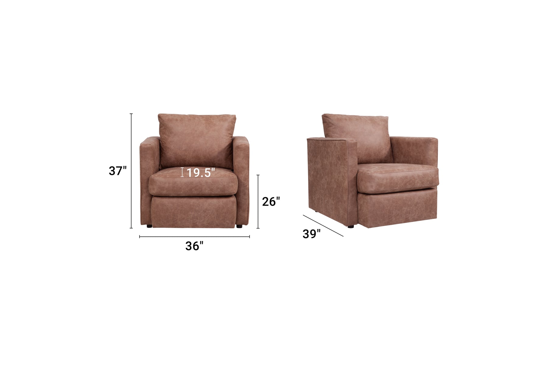 S298V7 Chair - Brown