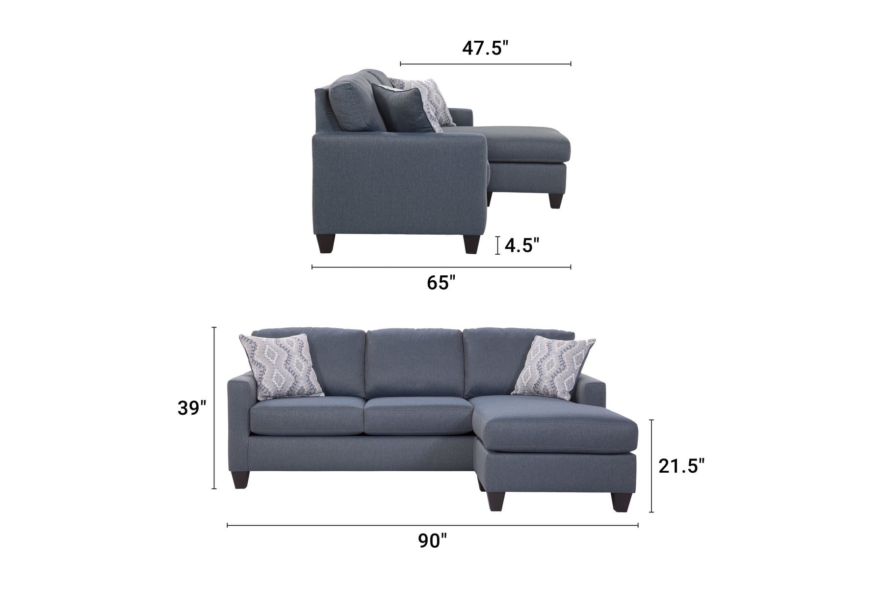 A328V2 Chaise - Blue