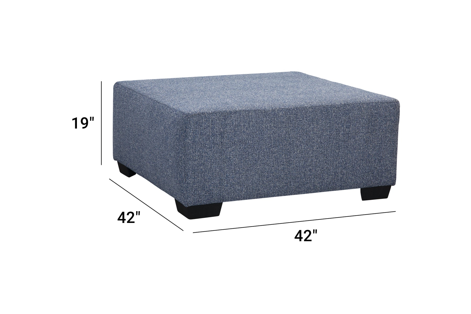 S317V4 Cocktail Ottoman - Blue