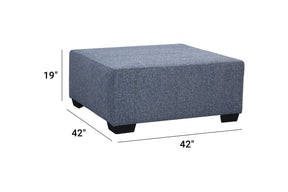 S317V4 Cocktail Ottoman - Blue