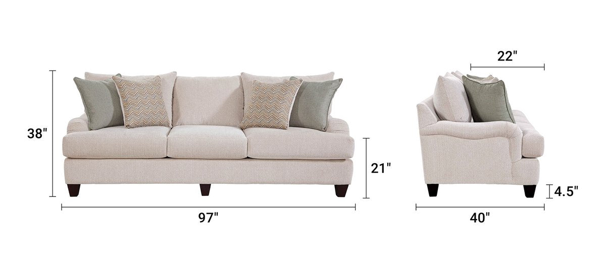 Simple Sofa Dimensions